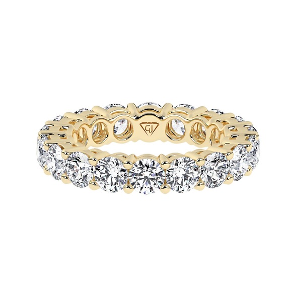 2 Carat Diamond Eternity Band in 14k Yellow Gold. - Picture 3 of 4